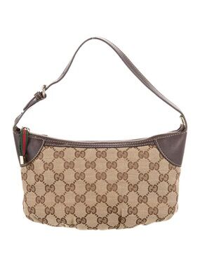 ‼️Authentic Vintage Gucci GG Canvas Princy Small Pochette Shoulder Bag